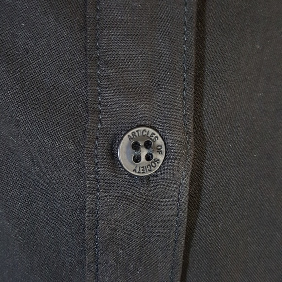 Articles Of Society LA 100%Tencel collared Shirt S - Picture 5 of 8